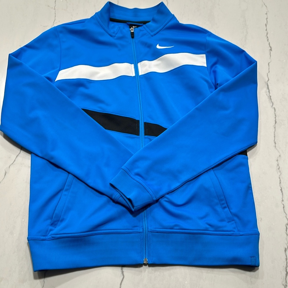 Nike Royal Blue Track Jacket size medium